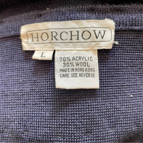 Vintage 80s Wool Beaded Midi Dress - Picture 6 of 6